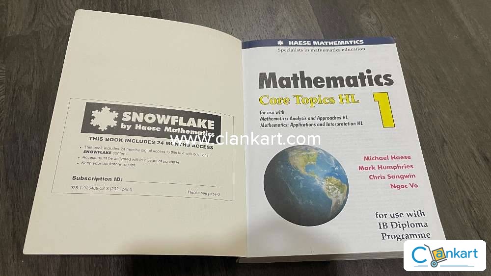 Buy 'Mathematics: Core Topics HL' Book In Good Condition At
