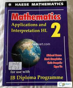 Mathematics: IBDP Applications and Interpretation Higher Level