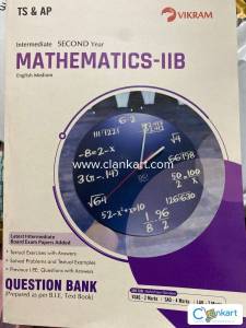 Mathematics II B for Class 10+2/ class 12 TS & AP