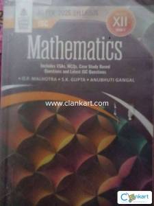 Mathematics ISC class 12 (book is covered properly to avoid dust)