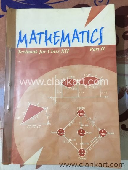 Mathematics Ncert For Class 12 Part 2