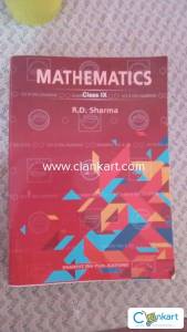Mathematics RD SHARMA for class 9 with MCQ