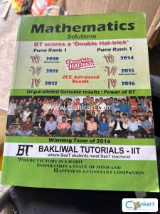 Mathematics Solutions bu Bakliwal Tutorials -IIT