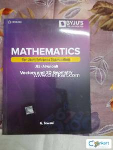 Mathematics Vectors and 3D geometry By G tewani