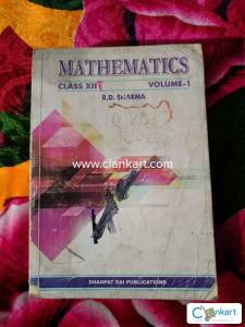 Mathematics Vol 1 for Class 12 by R.D. Sharma