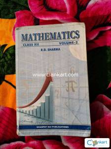 Mathematics Vol 2 for Class 12 by R.D. Sharma