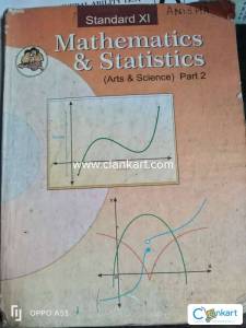 Mathematics and Statistics part 2 class 11