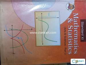 Mathematics and statistics books of Std. 11th