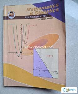 Mathematics and statistics part 1 arts and science std 12
