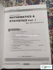 Mathematics and statistics part 1 class 12 commerce digest