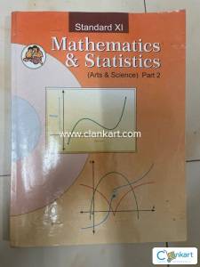 Mathematics and statistics part - 2 for class 11 (arts and science)