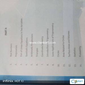 Mathematics book for class 10th book from U-LIKE IN ENGLISH