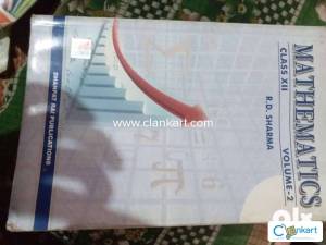 Mathematics by R.D.Sharma Class X11 VOL-2