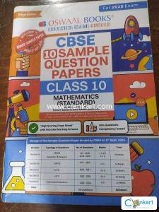 Mathematics class 10 Sample paper book OSWAAL