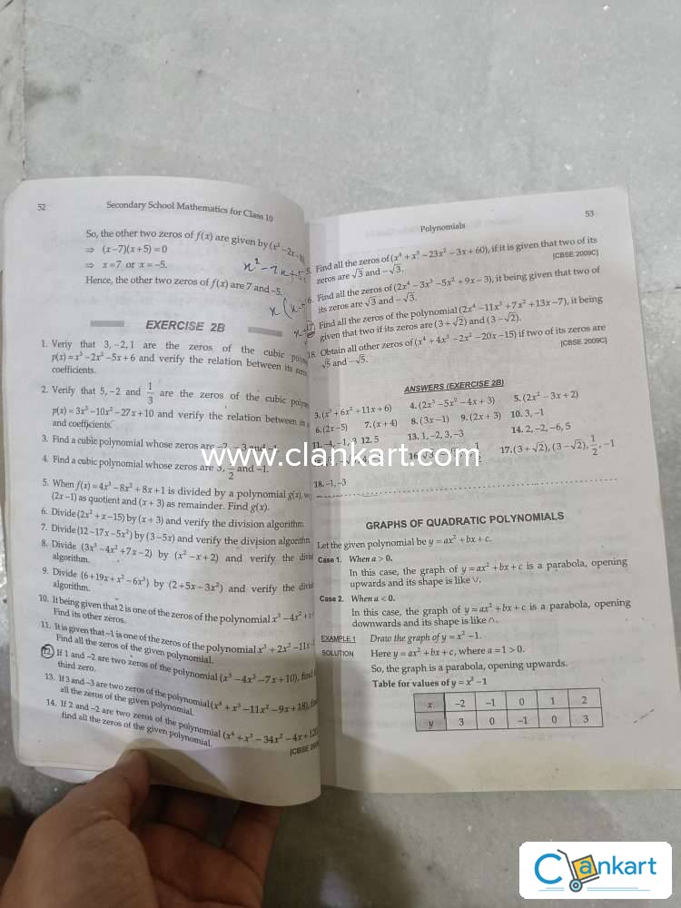 Buy mathematics class 10th rs aggarwal book in excellent condition at