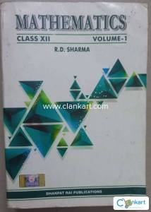 Mathematics class 12 volume1 and volume2