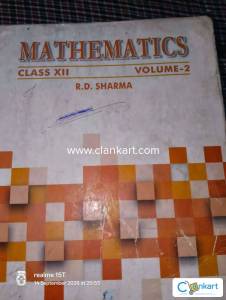 Mathematics class 12th by RD Sharma Vol 2