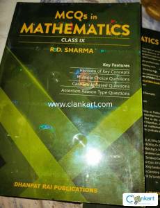 Mathematics class 9 RD Sharma book with MCQ in