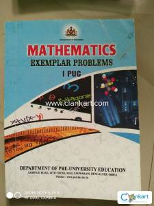 Mathematics exemplar problems 1th puc