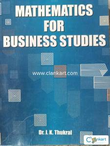 Mathematics for Business Studies (Dr. J.K. Thukral)