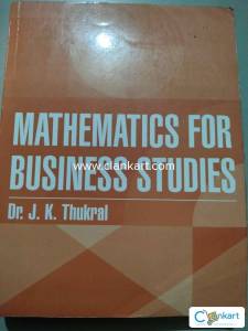 Mathematics for Business Studies by J.K Thukral