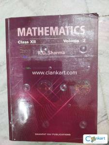 R D Sharma maths vol1 and 2 with MCQs book