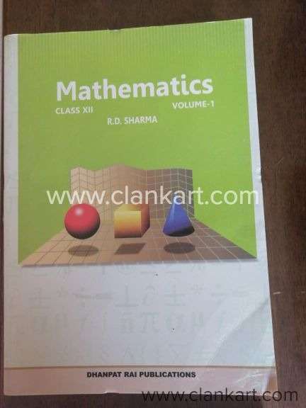 Mathematics for Class XII 2 Volumes