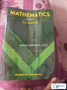 Mathematics for class 9 by R D Sharma