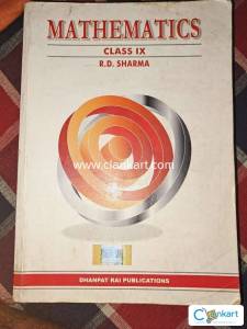 Mathematics for class 9th by RD sharma