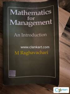 Mathematics for management