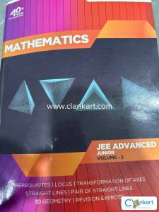 Mathematics jee advanced junior volume 3