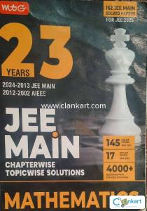 Mathematics jee mains chapterwise topicwise pyq of 23 years