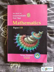 Mathematics paper I-B, text book for intermediate First year