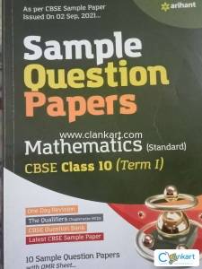 Mathematics (standard) sample question papers class 10 term 1