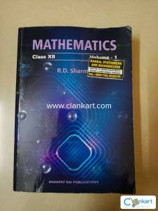 Maths Book for class 12