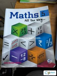 Maths ICSE class 5 text book from Sapphire by Vedita Saxena