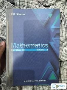 Maths additional book Rd Sharma for 11 class