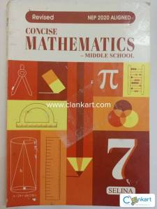 Maths book for class 7