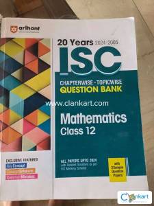 Maths class 12 isc question bank