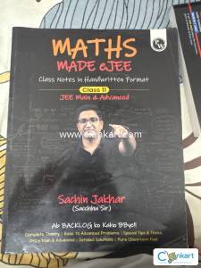 Maths made ejee  class notes handwritten format by sachin jakhar sit