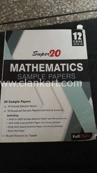 Maths sample papers book