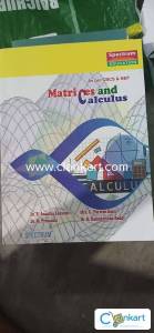 Matrices and calcus for btech 1 year