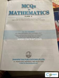 McQs in mathematics r.d Sharma