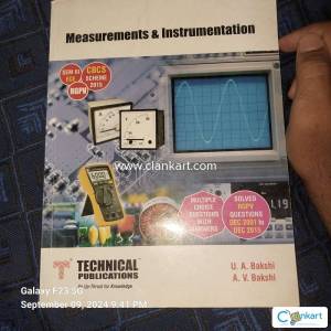 Measurement and Instrumentation by U. A. Bakshi