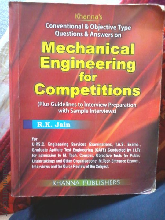 Mechanical Engineering for Competitions RK Jain