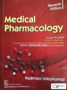Medical Pharmacology Padmaja Udaykumar