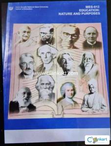 Mes -012 Education : Nature and Purposes both book n guide