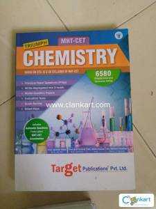 Mhtcet Chemistry triumph 6580 pyqs topicswise by Target