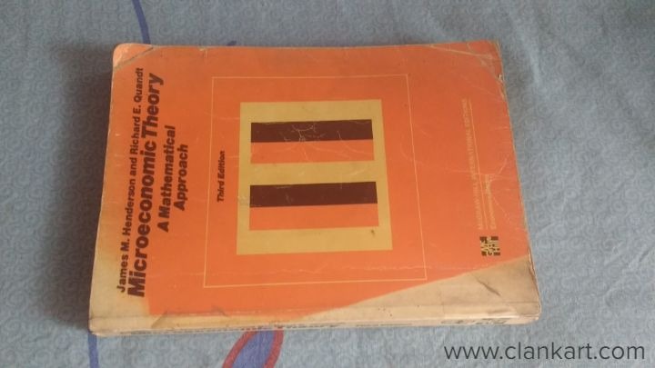 Microeconomic Theory A Mathematical Approach 3rd Edition