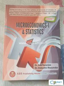 Microeconomics-1 and statistics, ABS Publishing